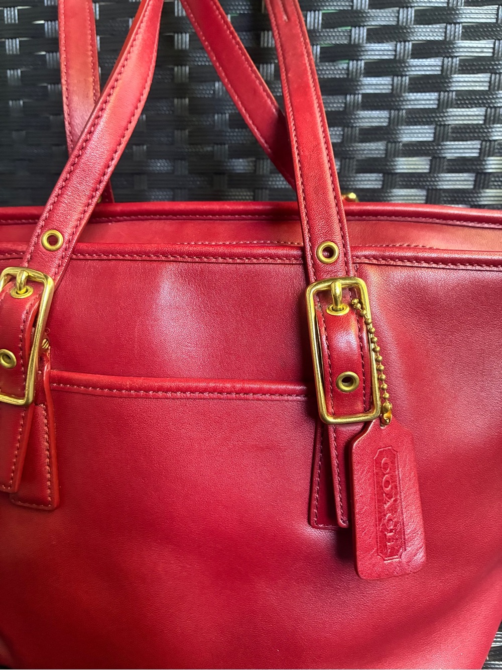 COACH BAG, Vintage Legacy Market Tote. - Picture 7 of 13